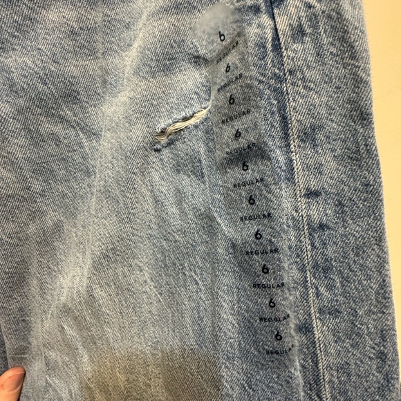 AE Dreamy Drape Stretch Super High-Waisted Baggy Wide-Leg Jean - Picture 4 of 6